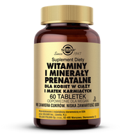 Solgar Witaminy i minerały prenatalne, 60 tabletek