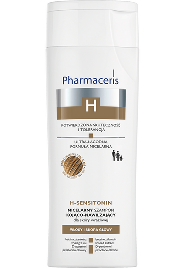 Pharmaceris H H-Sensitonin Micelarny szampon kojąco-nawilżający do skóry wrażliwej, 250 ml