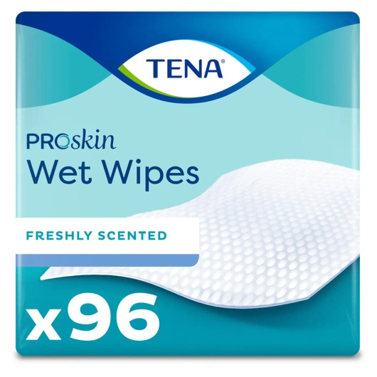 Tena Wet Wipes Dwupak Chusteczki oczyszczające 3w1, 2 x 48 sztuk