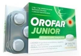 OROFAR JUNIOR x 24 tabletki do ssania