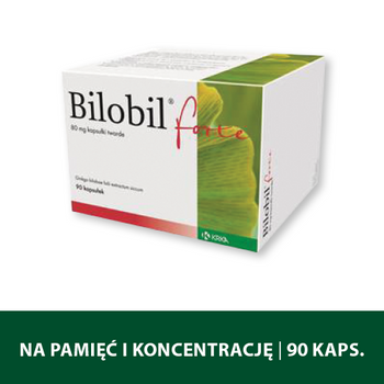 BILOBIL FORTE 80 mg x 90 kapsułek