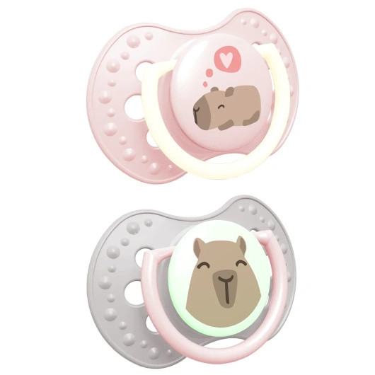 Lovi CapiChill Girl Smoczek dynamiczny 18m+, 2 sztuki