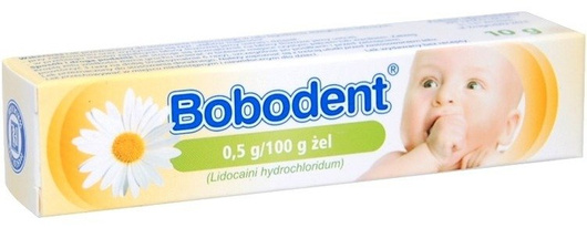 Bobodent 0,5 g/100 g, żel na ząbkowanie 10g