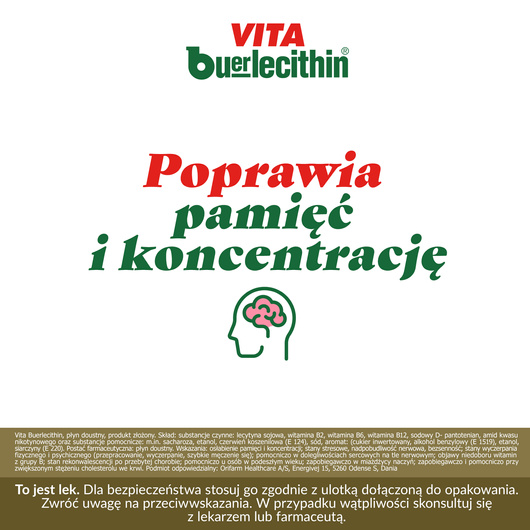 VITA BUERLECITHIN płyn doustny, 1000 ml