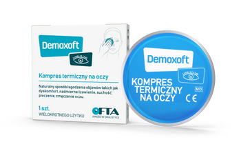 Demoxoft Kompres termiczny na oczy, 1 sztuka
