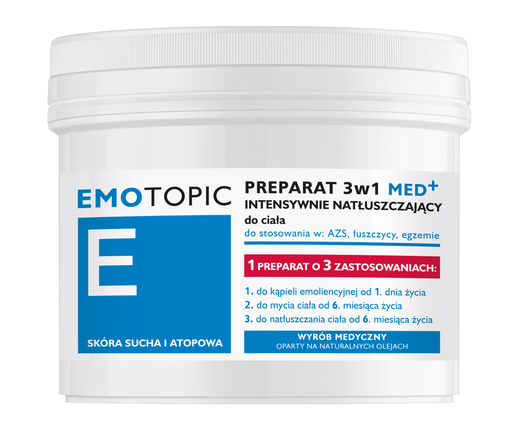 EMOTOPIC Preparat 3w1 Intensywnie Natłuszczający do ciała 400ml+100ml w prezencie