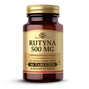 SOLGAR Rutyna 0,5 g x 50 tabletek