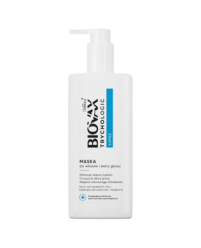 Biovax Trychologic Maska do włosów i skóry głowy łupież, 200 ml