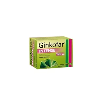 Ginkofar Intense tabletki powlekane 0,12g x 30 sztuk