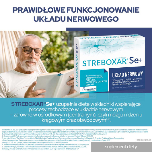 Streboxar Se+, 30 kapsułek
