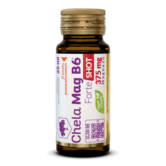 Olimp Chela-Mag B6 Forte Shot smak pomarańczowy, 25 ml