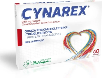Cynarex 250 mg, 60 tabletek