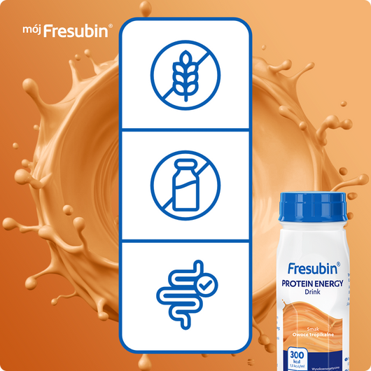 Fresubin Protein Energy Drink smak owoców tropikalnych, 4x200ml