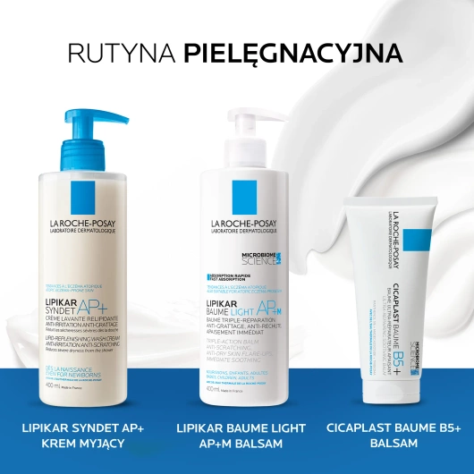 La Roche-Posay Lipikar Ap+ M Baume Light Lekki balsam, 400 ml