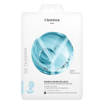 L'BIOTICA Lifting Strefy Y Nawilżająca maska do twarzy silnie przeciwzmarszczkowa