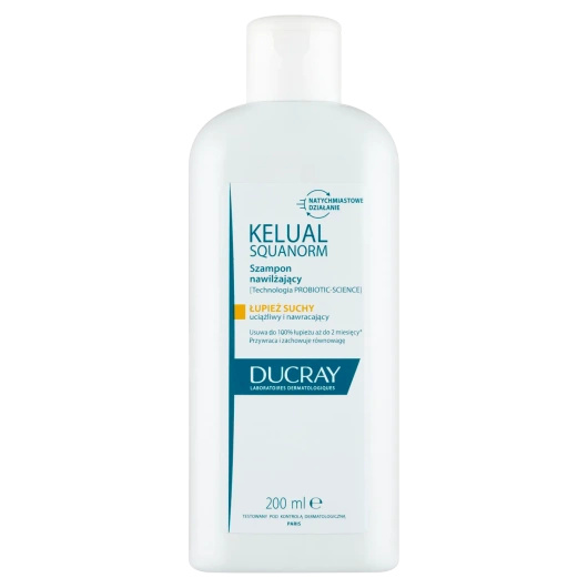 Ducray Kelual Squanorm Szampon na łupież suchy, 200 ml