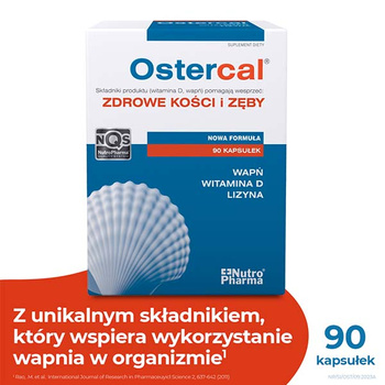 Ostercal  Wapń i Witamina D, 90 kapsułek