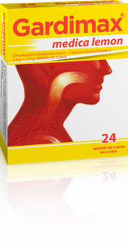 GARDIMAX MEDICA LEMON x 24 tabletki do ssania