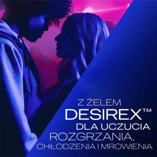 Durex Intense Prezerwatywy z wypustami i żelem Desirex, 10 sztuk