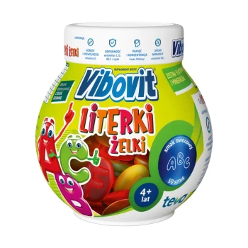 Vibovit Literki Żelki 50 sztuk