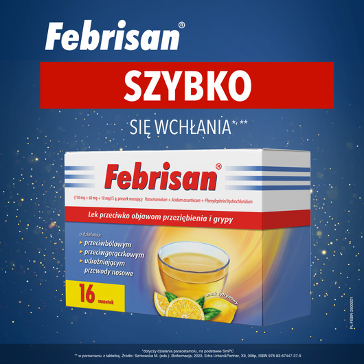 Febrisan, 16 saszetek