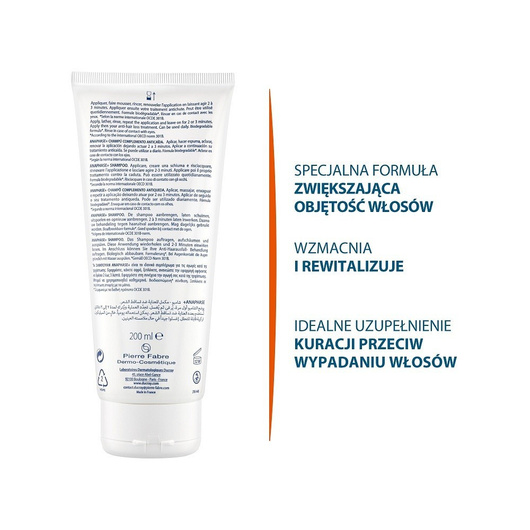DUCRAY ANAPHASE+ Szampon 200 ml x 2 sztuki