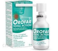 OROFAR aerozol do jamy ustnej, 30 ml