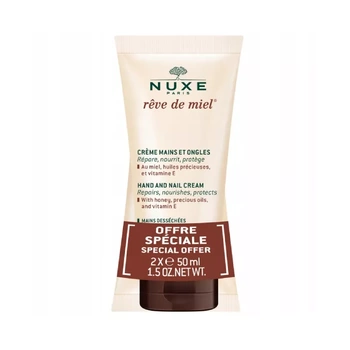 NUXE REVE DE MIEL - krem do rąk i paznokci, 2x50 ml