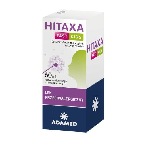 Hitaxa Fast Kids 0,5mg/ml, roztwór doustny, 60ml