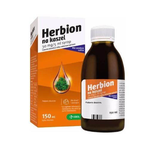 Herbion na kaszel syrop 0,03g/5ml 150ml
