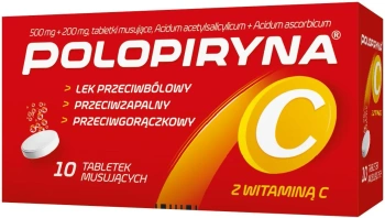 POLOPIRYNA C x 10 tabletek musujących