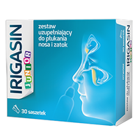 IRIGASIN JUNIOR zestaw uzupełniający do płukania nosa i zatok