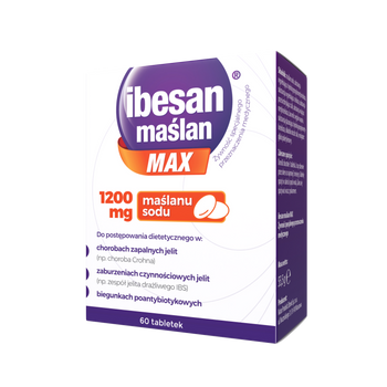 Ibesan Maślan Max, 60 tabletek o spowolnionym uwalnianiu