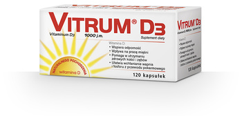 VITRUM D3 1000 j.m., 120 kapsułek