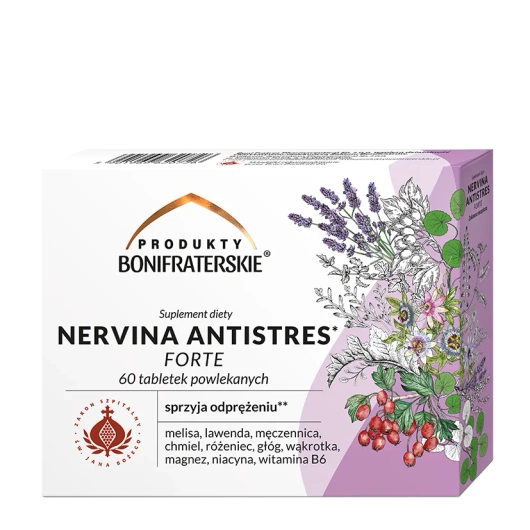 Nervina AntiStres Forte, 60 tabletek powlekanych