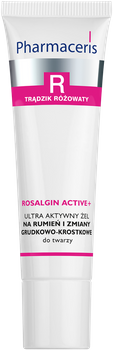 PHARMACERIS R ROSALGIN ACTIVE+ Ultra aktywny żel na rumień i zmiany grudkowo-krostkowe do twarzy 30ml