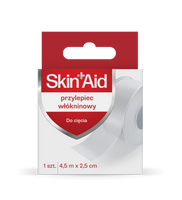 SKIN AID Przylepiec włókninowy, 4,5 m x 2,5 cm
