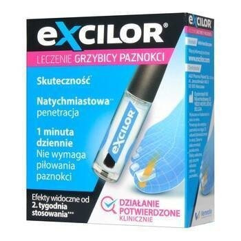 EXCILOR leczenie grzybicy paznokci płyn 3,3ml