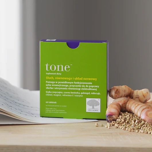 Tone Słuch, równowaga i układ nerwowy, 120 tabletek