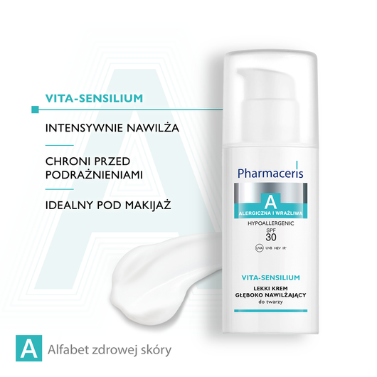 Pharmaceris A Vita-Sensilium Lekki krem głęboko nawilżający SPF 30, 50 ml