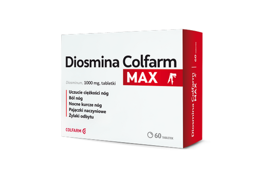 DIOSMINA COLFARM MAX 1000mg, 60 tabletek