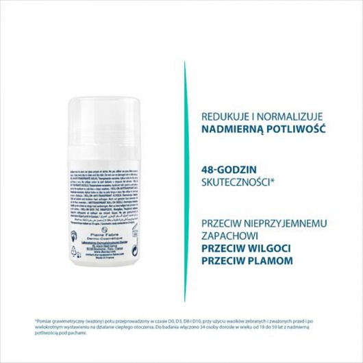 DUCRAY Hidrosis Control Roll-on Antyperspirant 48h, 40ml