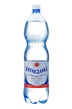 Kryniczanka Naturalna Woda Mineralna Gazowana, 1,5 l