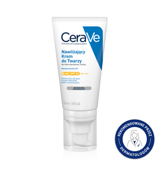 CeraVe Nawilżający Krem do twarzy SPF 50+, 52ml