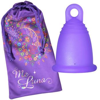 Me Luna Kubeczek menstruacyjny CLASSIC S fioletowy z pętelką