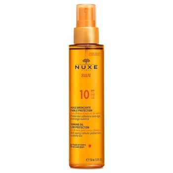 NUXE SUN Olejek brązujacy do opalania SPF10 150ml