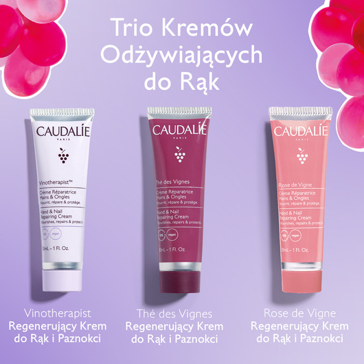 Caudalie Trio Kremów odżywienie do rąk, 3 x 30 ml
