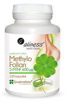 Aliness Methylo Folian 5-MTHF 600 mcg, 100 kapsułek
