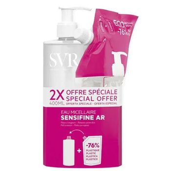 SVR Sensifine AR Zestaw Woda micelarna 400 ml + Refill 400 ml