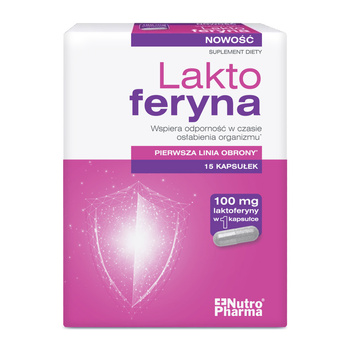 LAKTOFERYNA 100mg x 15 kapsułek